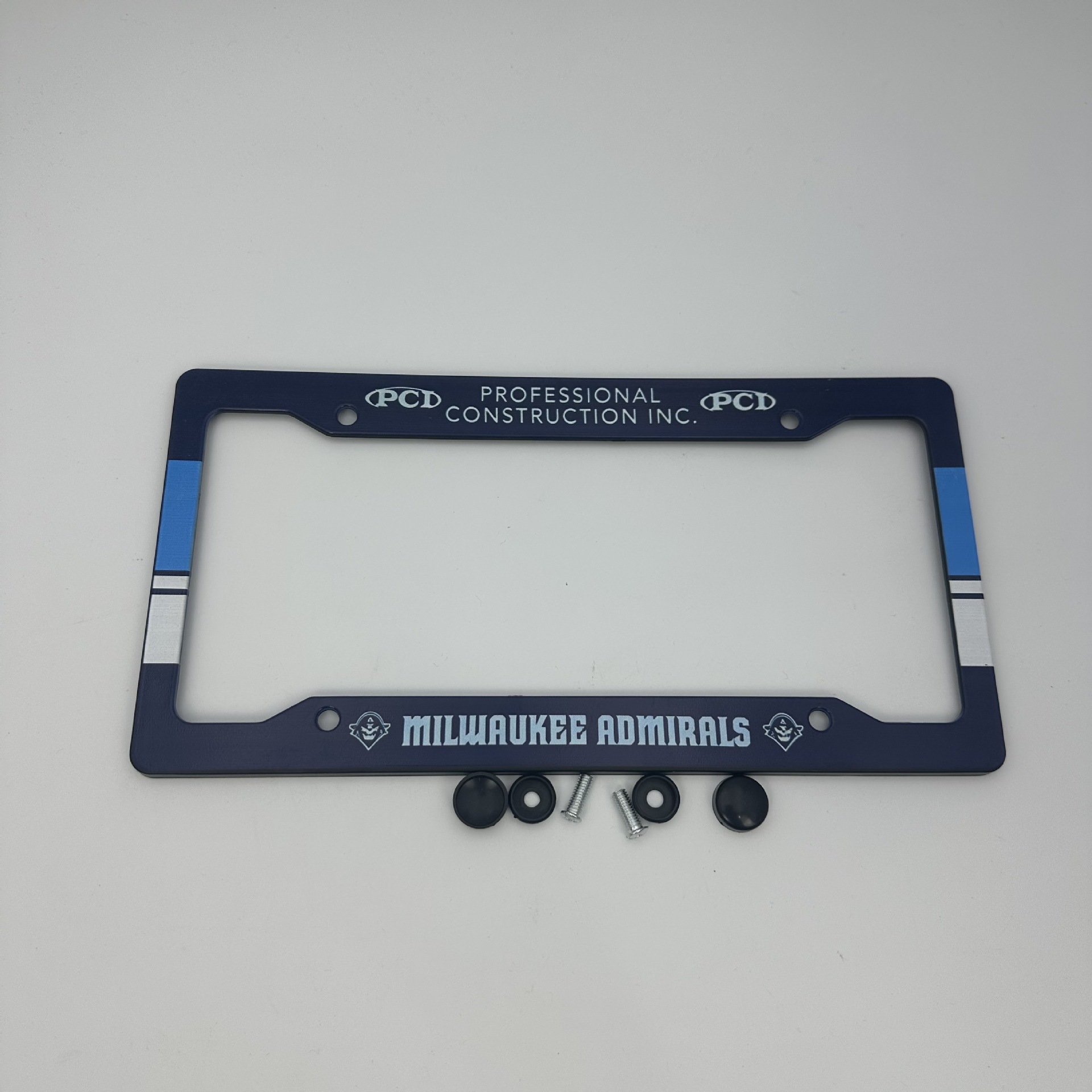 US standard four-hole plastic small round hole full-print license plate frame, personalized car license plate frame, decorative frame, license plate holder