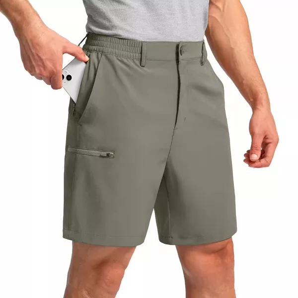 Amazon Men's Multi-Pocket Loose Outdoor Sports Workwear Shorts Running Quick-Dry Pants Training Fitness Pants