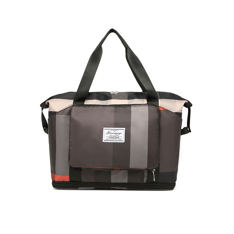 Bolsa de viaje plegable de gran capacidad para mujer, funda para equipaje, maleta con ruedas, almacenamiento para fitness y deportes, transpirable y ligera image 9