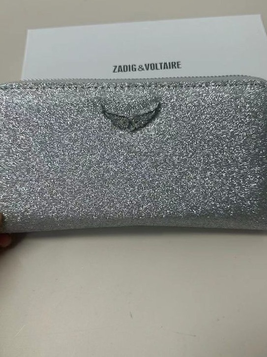 Women bag Zadig & Voltaire nueva billetera de lujo ligera de moda atmósfera de alta gama casual todo-fósforo