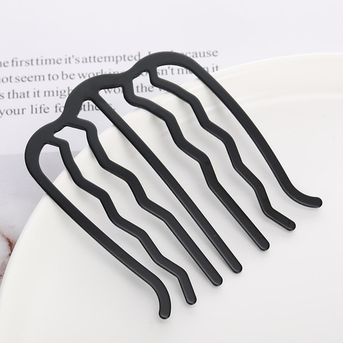 Hair comb, hairpin, metal comb, hair ornament, ball braiding artifact, hair fork, Korean style hairpin, wholesale for women