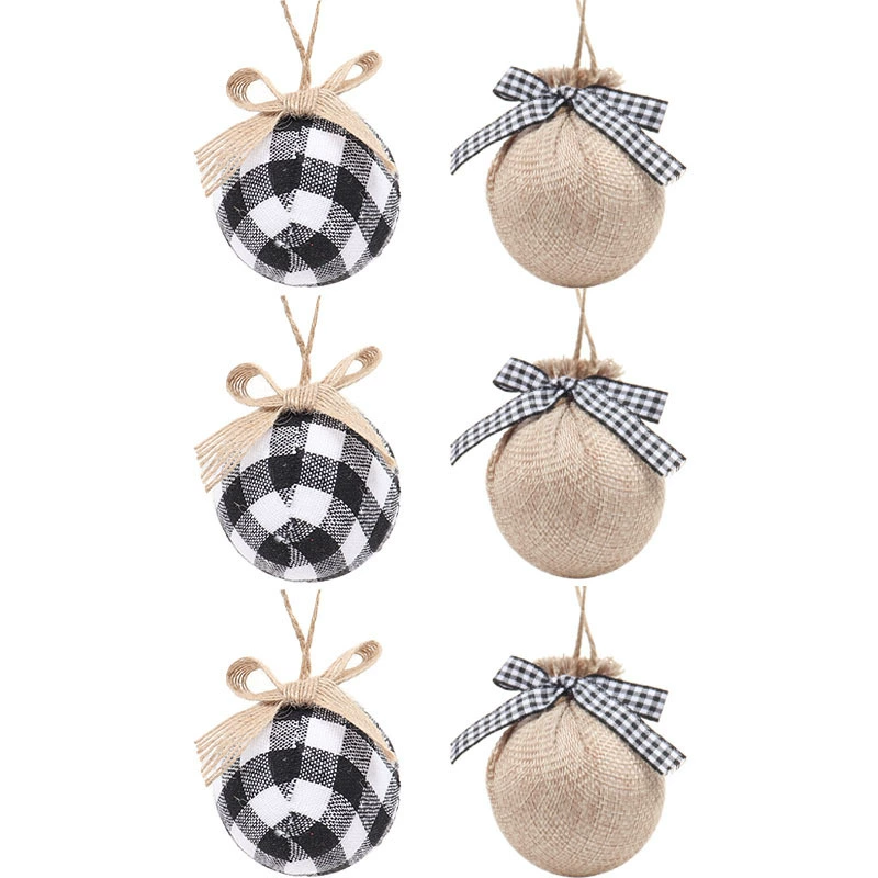 Елочные подвески для украшения, пенопластовые шарики, 6 см и 8 см, assorted styles