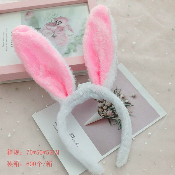 Do not light the plush rabbit ears mixed
