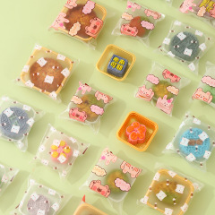 Mid-Autumn Festival Mooncake Packaging Bags 50g 80g 100g Ice Skin Egg Tart Self-Sealing Self-Adhesive Bags Thick Frosted Baking Bags