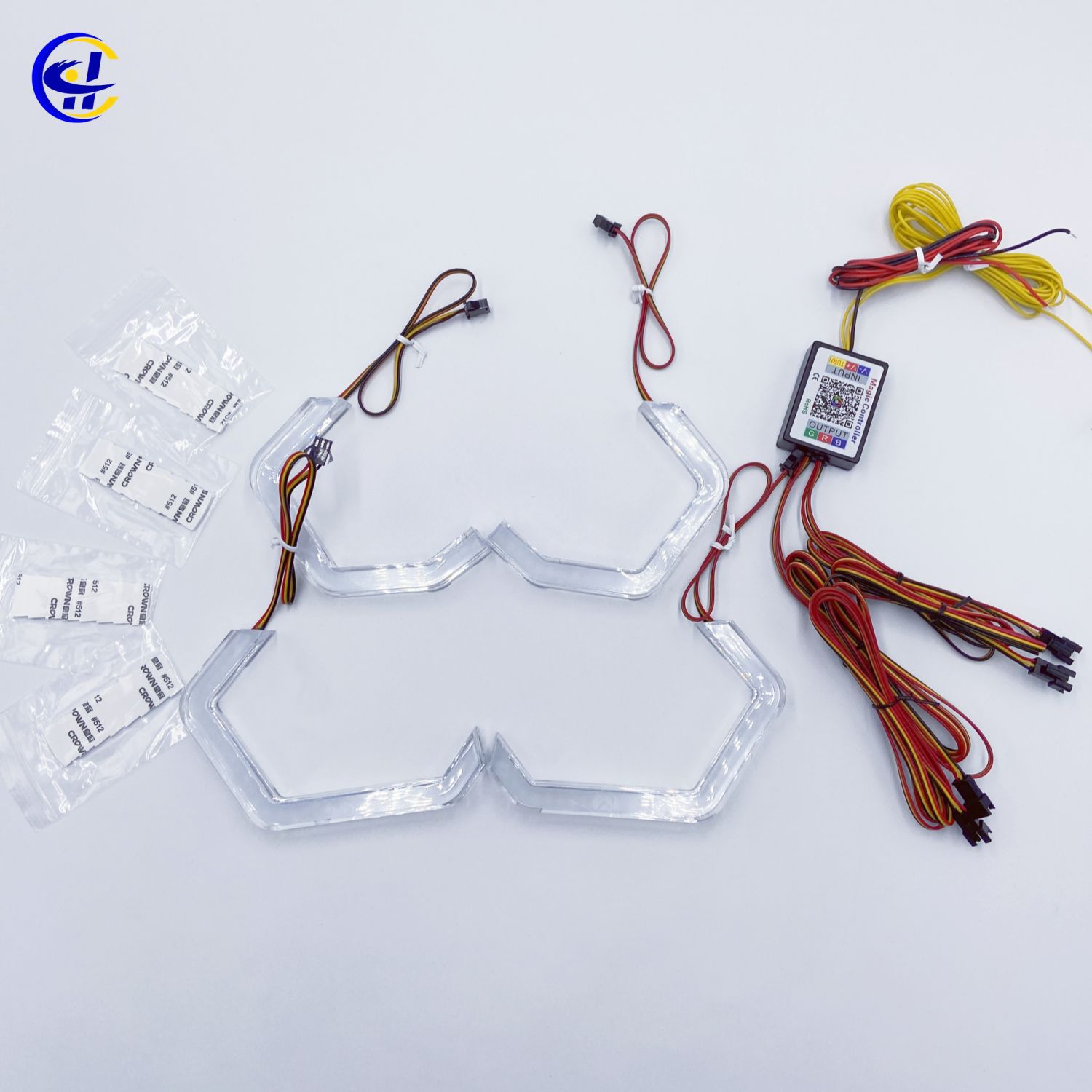 Streamer Rgbw Aperture Daytime Running Light Crystal Angel Eye Suitable for Bm.W M3 M4 E90 E92 F3