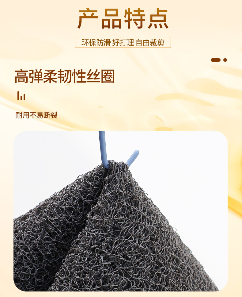 Tear-Resistant Cow Tendon Bottom Silk Loop Commercial Welcome Large Size Non-Slip Foot Mats Car Floor Mats Cuttable Carpet Door Mats