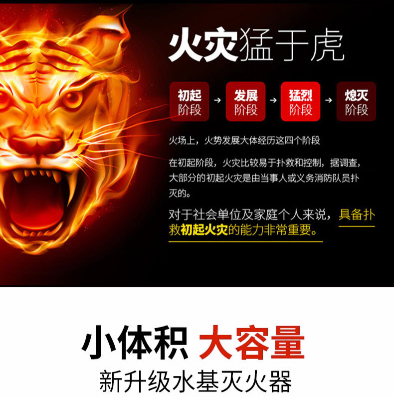 Vehicle-Mounted Water-Based Fire Extinguisher for Private Cars, Household Portable Small 21B Car Annual Inspection Fire Equipment