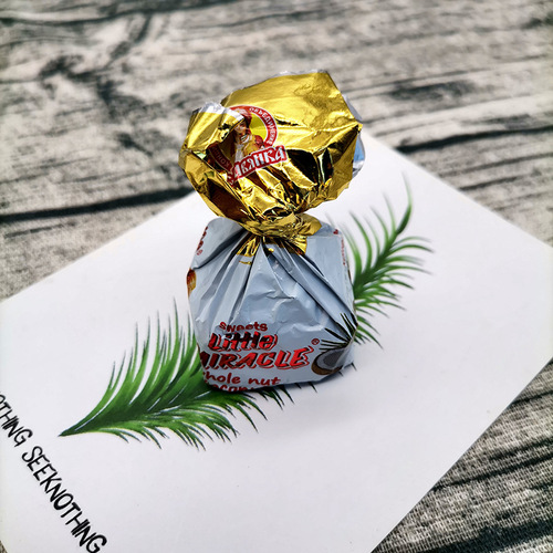 Russian imported milk can candy Slavic chocolate hazelnut kernel sandwich candy wholesale dropshipping 500g random packaging