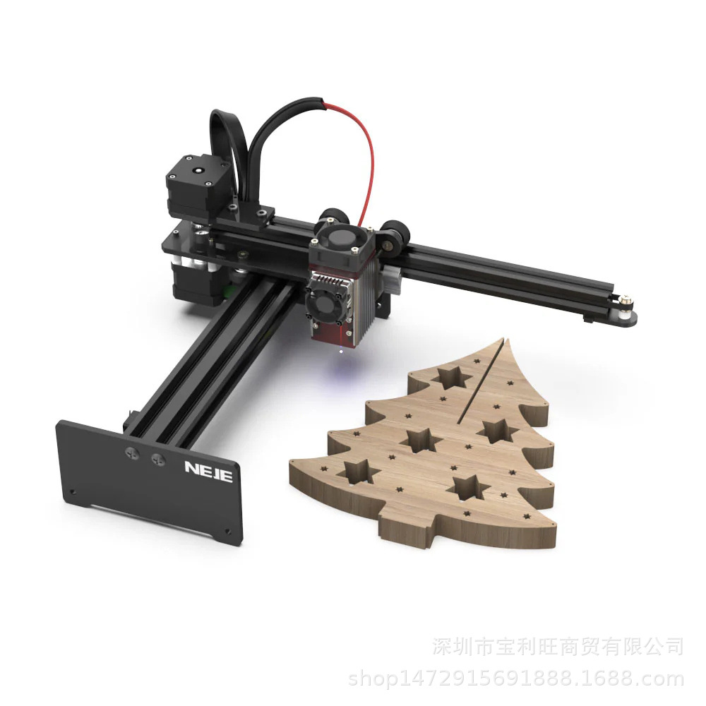 NEJE 5 A40640小型激光雕刻切割机全新升级打标机雕刻不锈钢木头