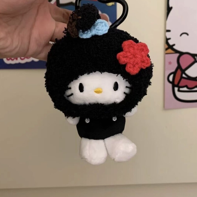 かわいいkitty猫のバッグストラップぬいぐるみのキーホルダー|undefined