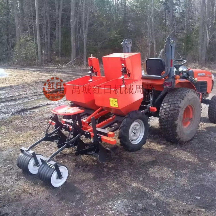 土豆种植机2CM-2  拖拉机带土豆种植机  单垄双行土豆种植机厂家