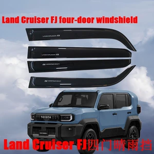 LAND CRUISER FJ 4-door rain guards, new model Land Cruiser FJ rain guards, FJ rain visors, rain shields