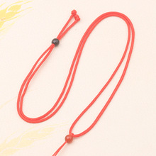 平安扣挂绳diy翡翠无事牌蜜蜡素雅手工编织绳高档男女玉坠绳批发