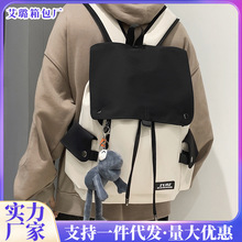 背包男双肩包大学生书包小众旅行休闲16寸大容量笔记本电脑包跨境