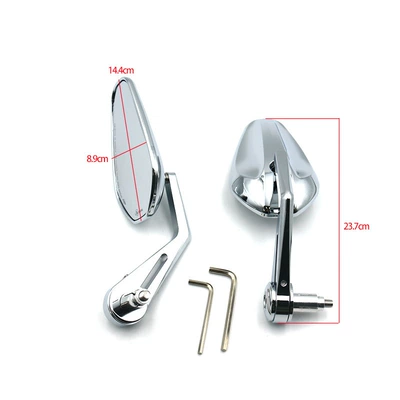 universal handle blocking mirror, Motorcycle rearview mirror