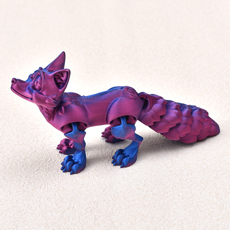 Ventas transfronterizas de juguetes de impresión 3D, animales de impresión 3D, adornos creativos, juguetes de dragón