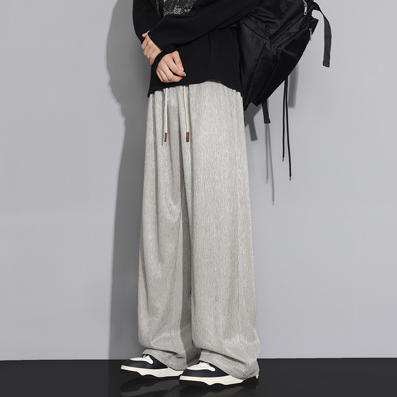 Nuevo 25 caño pantalones casuales para hombres confortados y versátiles pantalones de guardia para hombres jóvenes sueltos pantalones de moda