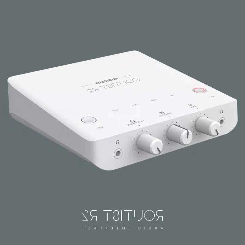 Midiplus Routist R2声卡迷笛外置电脑手机OTG喊麦直播唱歌录音棚