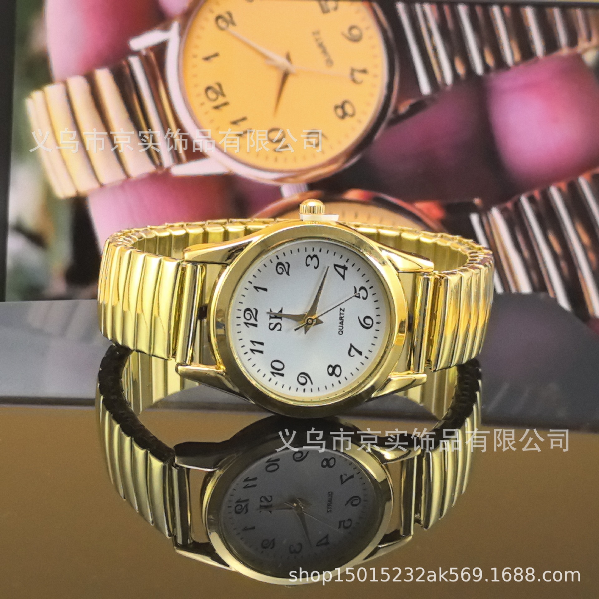 Golden white face women's model