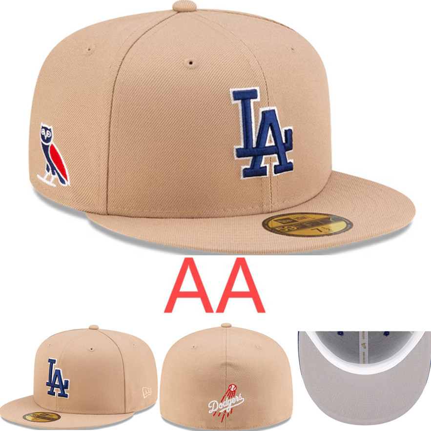 Sombrero de clase AA de alta calidad nueva gorra cerrada MLB gorra de béisbol para hombres y mujeres gorro bordado protector solar para exteriores