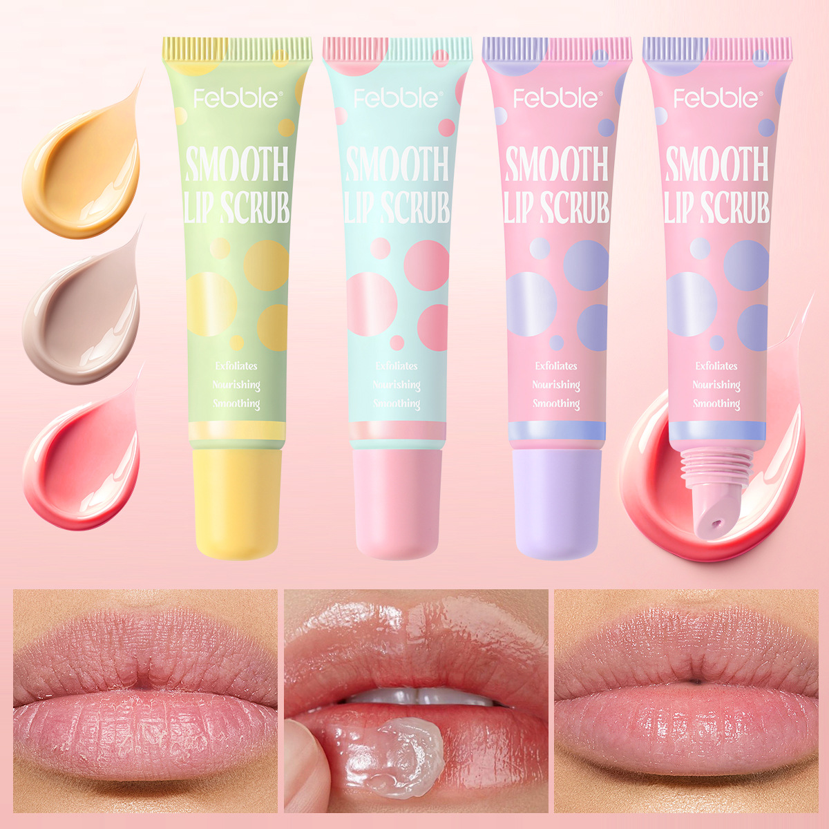 Febble Exfoliante de lunares de labios transfronterizos Hidratante Hidratante Hidratante Hidratante Hidratante Al por mayor FBC067