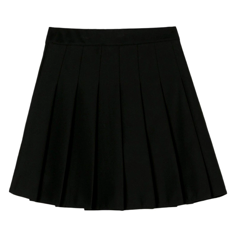 Плиссированная юбка женская 2025 новая средняя длинная эласткая талия с высокой талией корейская версия короткой юбки большого размера свободная юбка
