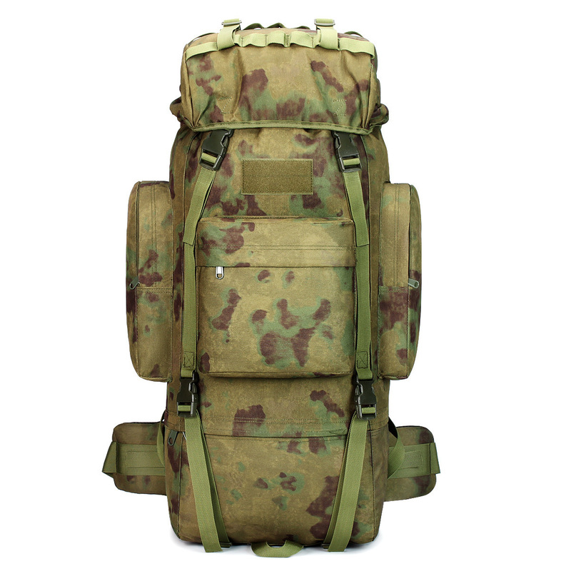 New Source Outdoor Camouflage Bag Outdoor Tactical Mountaineering Sports Backpack Hiking Large Capacity 65 Backpack