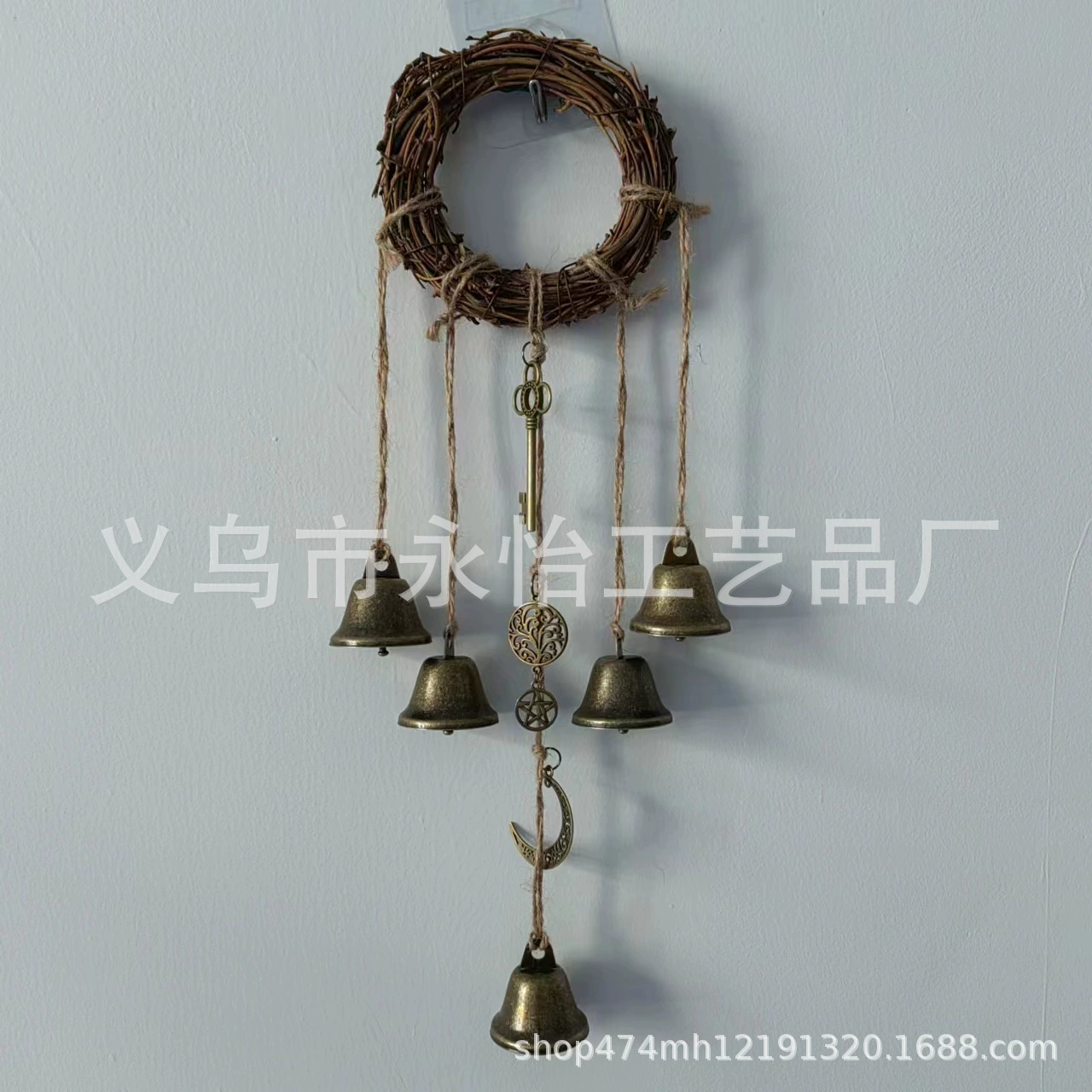 Защитный подвесной дверной колокольчик-ворч Ворожея просьба Crystal Wind Bells для комнаты украшение
