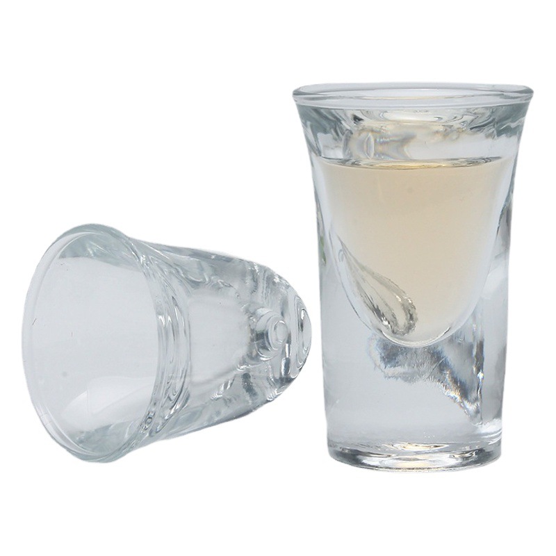 Manzana verde vidrio blanco copa de vino transparente taza de fondo grueso taza de bala espíritus del hogar taza de vino de regalo conjunto traje