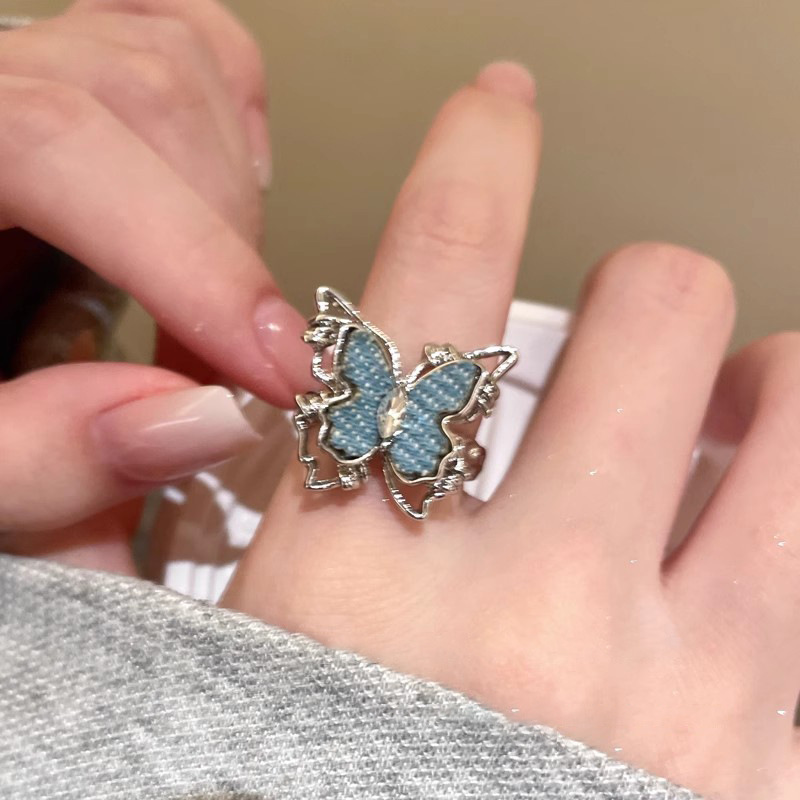 denim one size small design creative ring