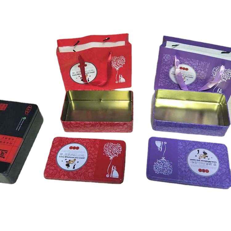 新款喜糖包装糖块铁盒糖果礼品盒子厂家供应支持