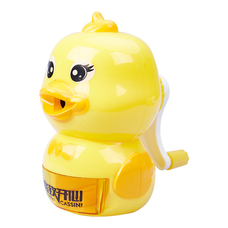 Gezhihappy 7781 qué tipo de sacapuntas de lápiz de pato creativo excelente sacapuntas pluma automática de alimentación puede cortar Sacapuntas de lápiz de plomo de color