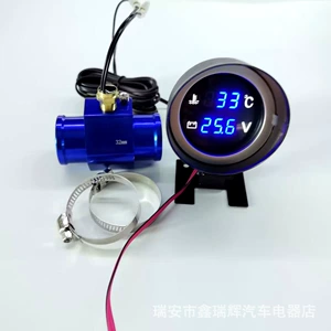 Avtomobil modifikasiyası üçün rəqəmsal su temperaturu və gərginlik ölçən 12V24V
