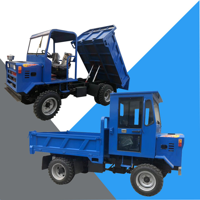 柴油三轮车四轮车矿用山地形后轴传动自卸式拖拉机装载机