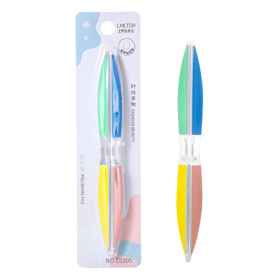 LMLTOP lima de pulido de uñas, herramienta de pulido de manicura de salón de belleza, una variedad de colecciones de limas de uñas