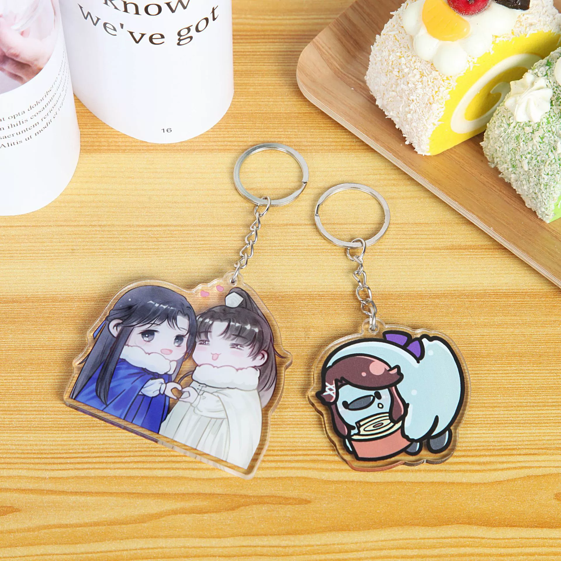 Производители спот различных стилей брелок акриловой милой звезды брелок мультфильм подвеска брелок оптом