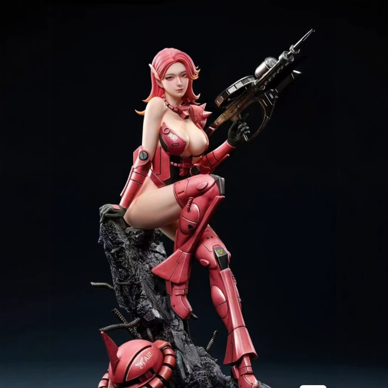 アニメ周辺二次元美少女像サクガールザク機少女ガンダム機少女フィギュアモデルギフト|undefined