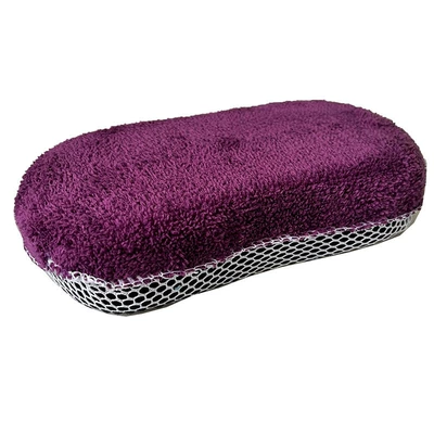 Scratch-Free Car Wash Sponge Block, Car cleaning tools - purple-single-sided-coral-velvet-8-figure-sponge-block-23115cm