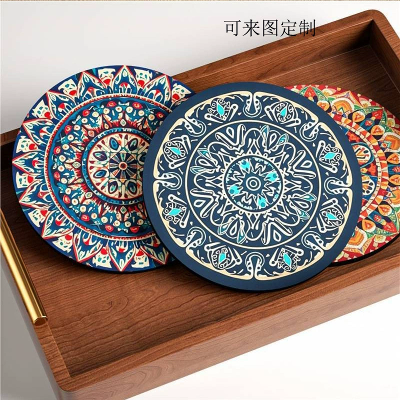 Нестандартные нескользящие подставки, бытовые изоляционные коврики в богемном стиле, коврики для стола, защищающие от ожогов, коврики для посуды, устойчивые к высоким температурам, коврики для посуды.