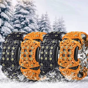 Universal Anti-Skid Chains and Anti-Skid Spikes for Cars, Suitable for All Steel Rims, for Passenger Cars, Suvs, and Snow Chains for Tires, Wholesale from Manufacturer