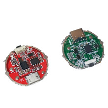 側按強光手電筒驅動板開關線路板USB安卓接口電路板diy配件10w瓦