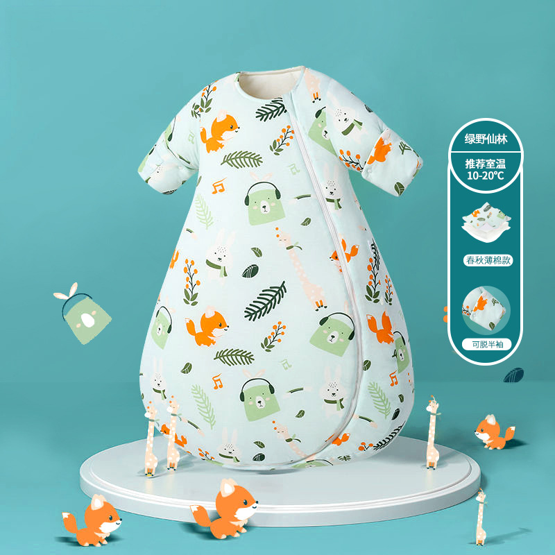 Luye Xianlin cotton mỏng Tay áo (khuyến nghị nhiệt độ phòng 10-20 độ) / M (chiều dài áo 80cm)