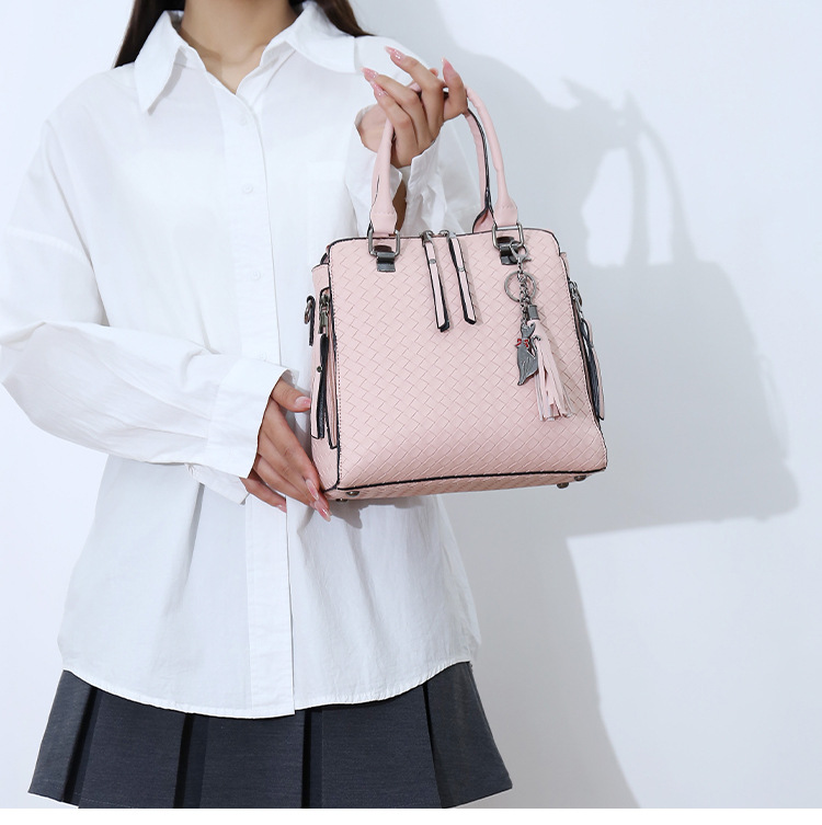 1247g Weight Polyester Lining Material Sewing Thread Fashion Element Zipper Closure Type Single Shoulder Strap Strap Type Bag Sets Bags Type Daily, Street, Shopping Occasion PU Material Solid Color Pattern All Seasons Season Women's Gender Elegant, Streetwear Style Bucket Shape Medium Size Women's Medium PU Solid Color Elegant Streetwear Sewing Thread Bucket Zipper Bag Sets 3