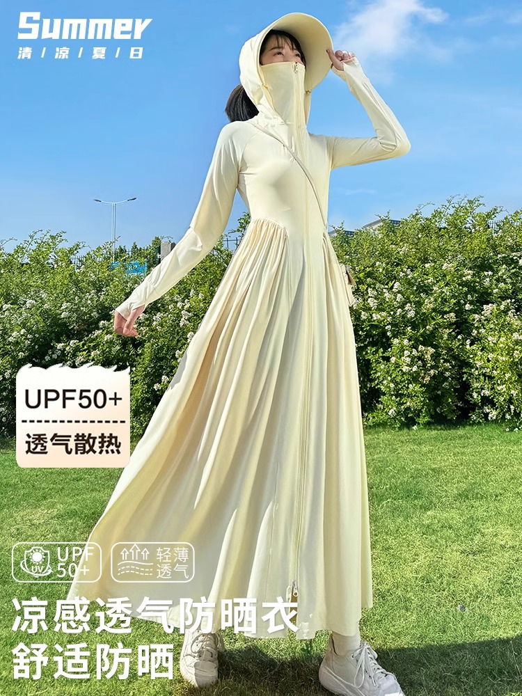 Long sun protection clothing