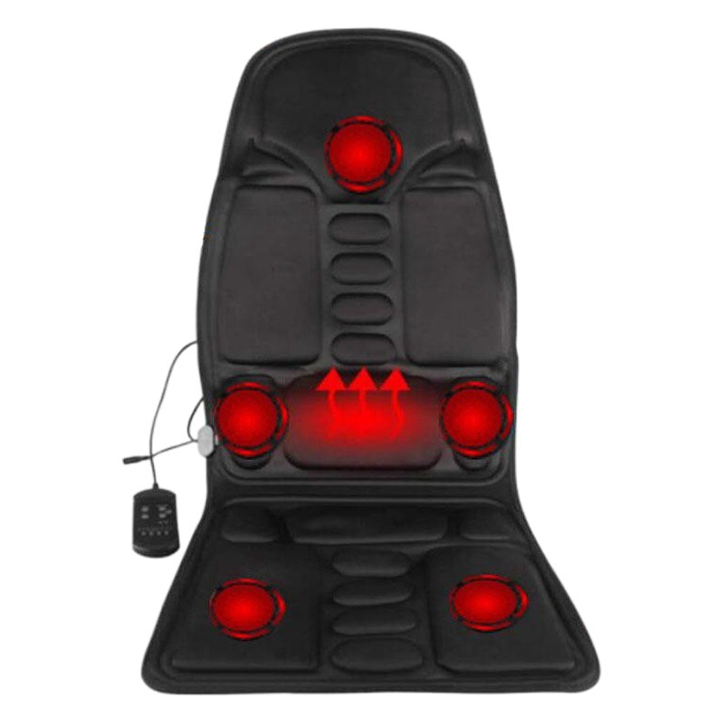 Cojín de masaje de coche cuello cervical cintura trasera multifuncional cojín de masaje de coche cojín masajeador cojín de la silla