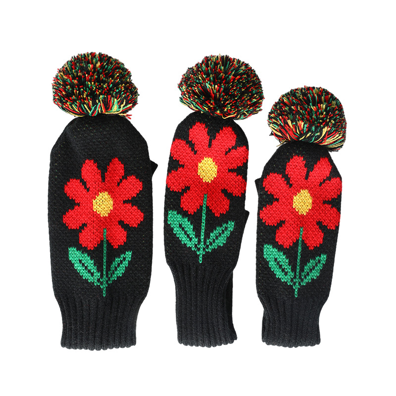 Cubierta de club de golf de punto cubierta de madera cubierta de tapa cubierta de club de golf Venta caliente transfronteriza