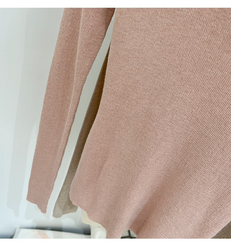 315g Weight Long Sleeve Sleeve Length Pullovers Placket Type Spandex, Polyester Fabric Type Short Top Length Knitwear Tops Type Daily Occasion Round Neck Neckline Slim Fit Type Solid Color Pattern Spring, Autumn Season Women's Gender Casual, Simple Style Style Wholesale Women's Casual Simple Style Solid Color Long Sleeve Sweaters & Cardigans 19