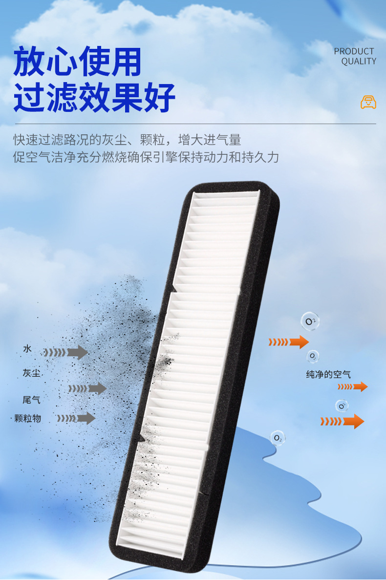 In-Stock Direct Shipment Tesla Model 3 Air Conditioning Air Inlet Filter Air Purification Filter External Air Conditioning Filter