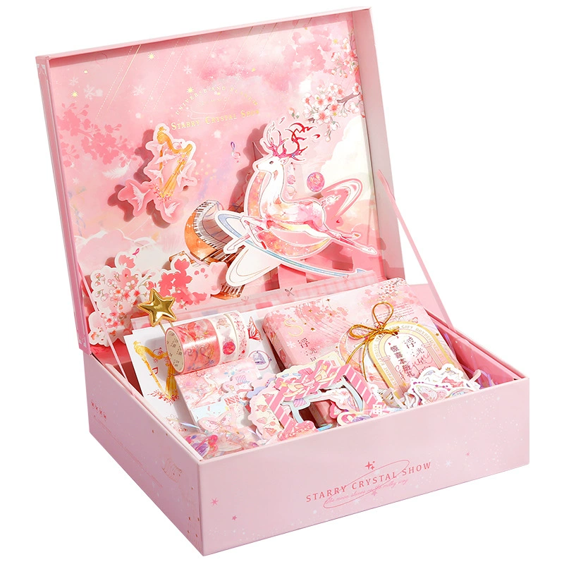 Cute gift box, three dimensional set for students, 3D, Birthday gift