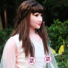 充气娃娃可插入双通道软胶仿真可拆卸便携语音款半实体头手脚